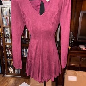 Elegant Pink Long Sleeve romper